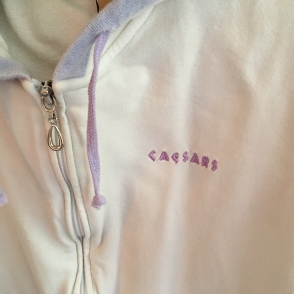 Ceasar's Palace cotton/spandex zip hoodie - Picture 2 of 4